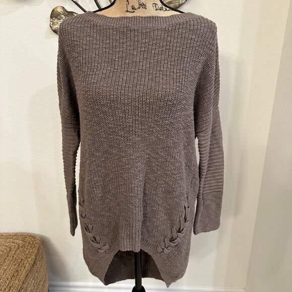 Express Sweaters - Express Taupe Knit Sweater – Cozy & Chic (Size M, NWT) 🧶✨